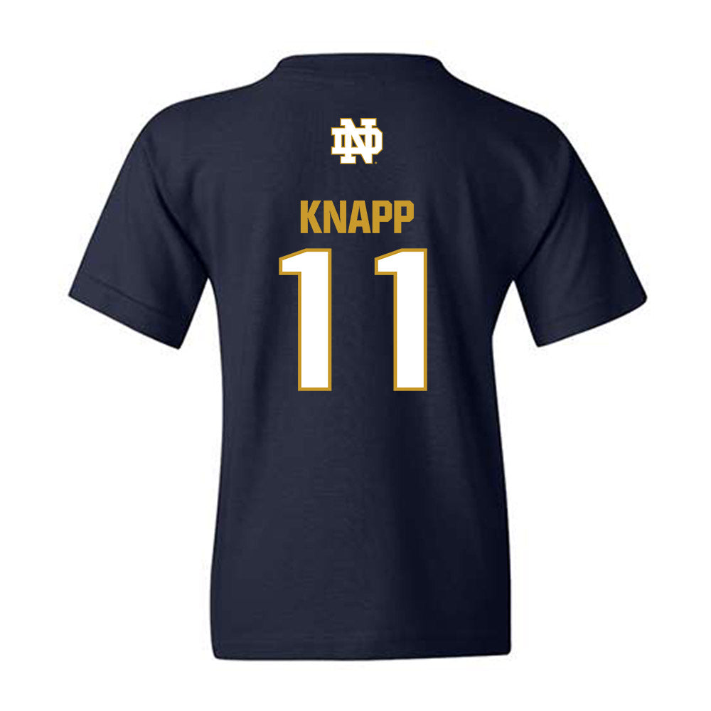 Notre Dame - NCAA Women's Soccer : Tessa Knapp - Classic Fashion Shersey Youth T-Shirt-1