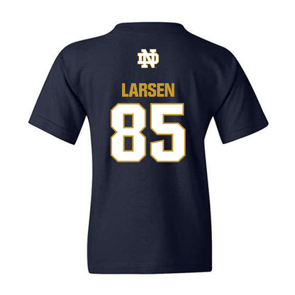 Notre Dame - NCAA Football : Jack Larsen - Classic Fashion Shersey Youth T-Shirt-1