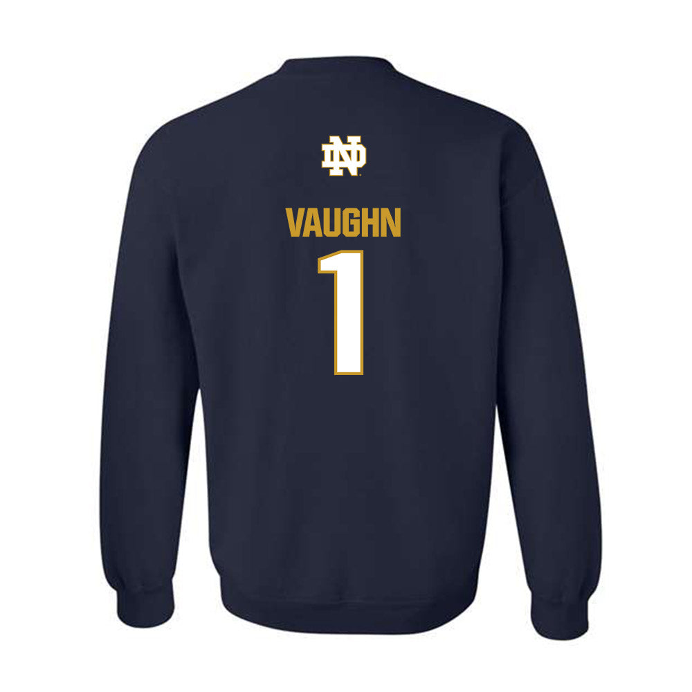 Notre Dame - NCAA Women's Volleyball : Hailie Vaughn - Classic Fashion Shersey Crewneck Sweatshirt-1