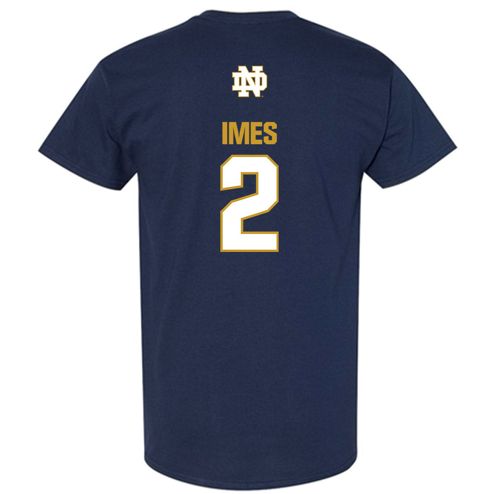 Notre Dame - NCAA Men's Basketball : Logan Imes - Classic Fashion Shersey T-Shirt-1