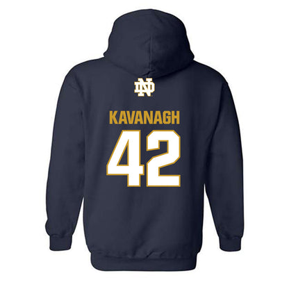 Notre Dame - NCAA Women's Lacrosse : Ingrid Kavanagh - Classic Fashion Shersey Hooded Sweatshirt-1