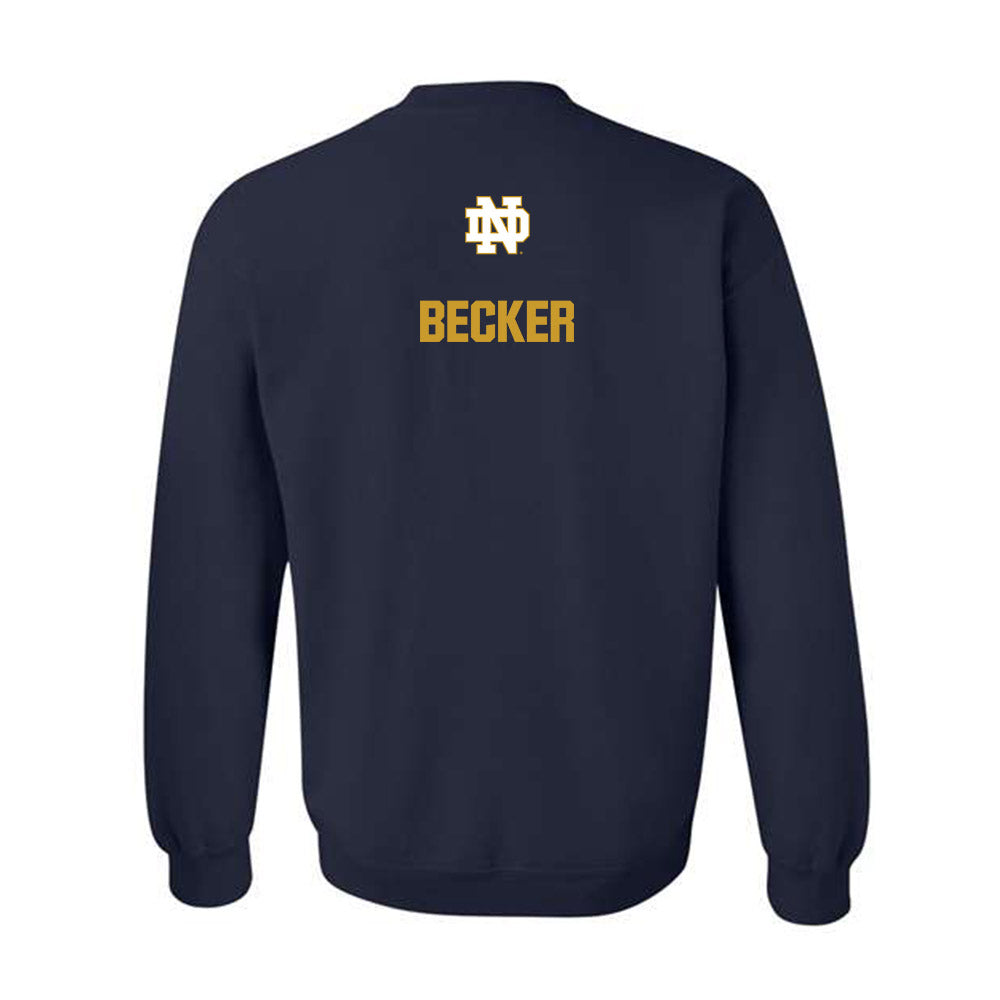 Notre Dame - NCAA Men's Tennis : Noah Becker - Classic Fashion Shersey Crewneck Sweatshirt