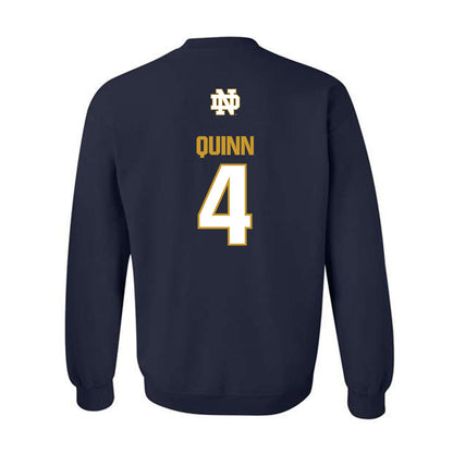 Notre Dame - NCAA Men's Ice Hockey : Michael Quinn - Classic Fashion Shersey Crewneck Sweatshirt-1