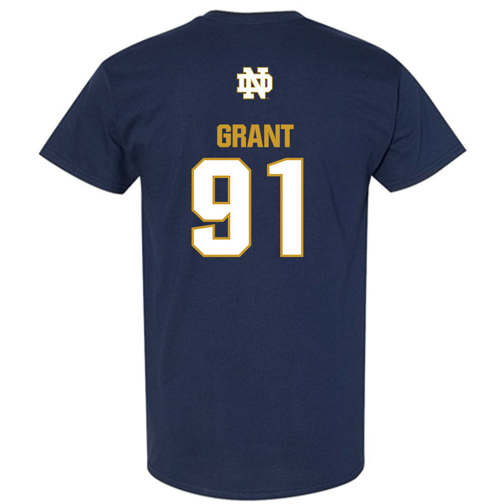 Notre Dame - NCAA Men's Lacrosse : Griffin Grant - Classic Fashion Shersey T-Shirt-1