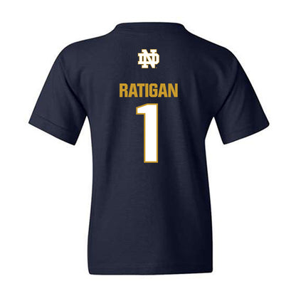 Notre Dame - NCAA Women's Basketball : Kelly Ratigan - Classic Fashion Shersey Youth T-Shirt-1