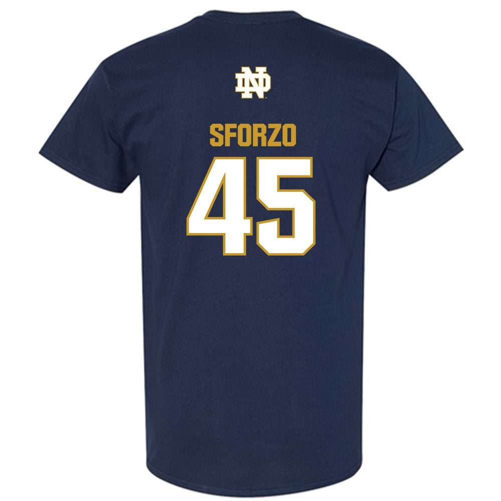 Notre Dame - NCAA Men's Lacrosse : Ryan Sforzo - Classic Fashion Shersey T-Shirt-1