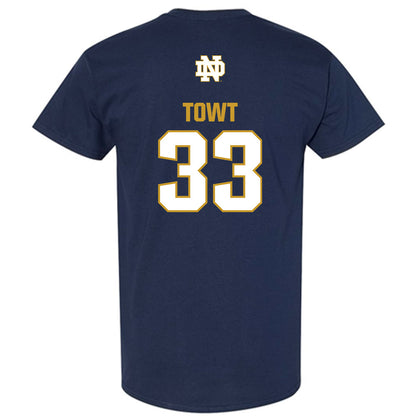 Notre Dame - NCAA Men's Basketball : Carson Towt - Classic Fashion Shersey T-Shirt-1