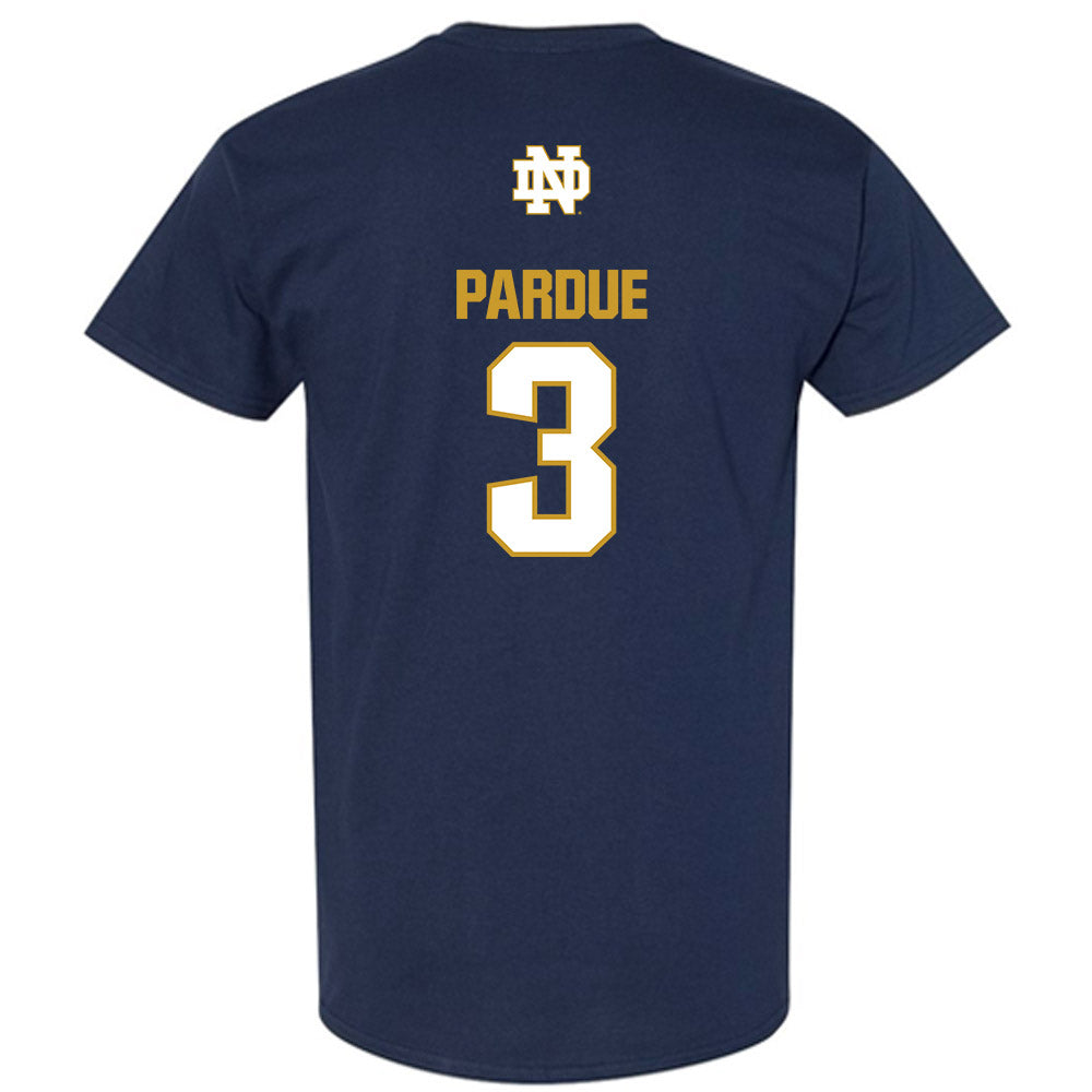 Notre Dame - NCAA Men's Ice Hockey : Charlie Pardue - Classic Fashion Shersey T-Shirt-1