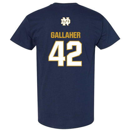 Notre Dame - NCAA Men's Lacrosse : Christian Gallaher - Classic Fashion Shersey T-Shirt-1