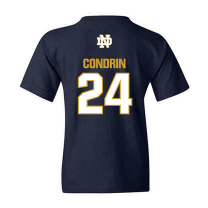 Notre Dame - NCAA Baseball : Luke Condrin - Classic Fashion Shersey Youth T-Shirt-1