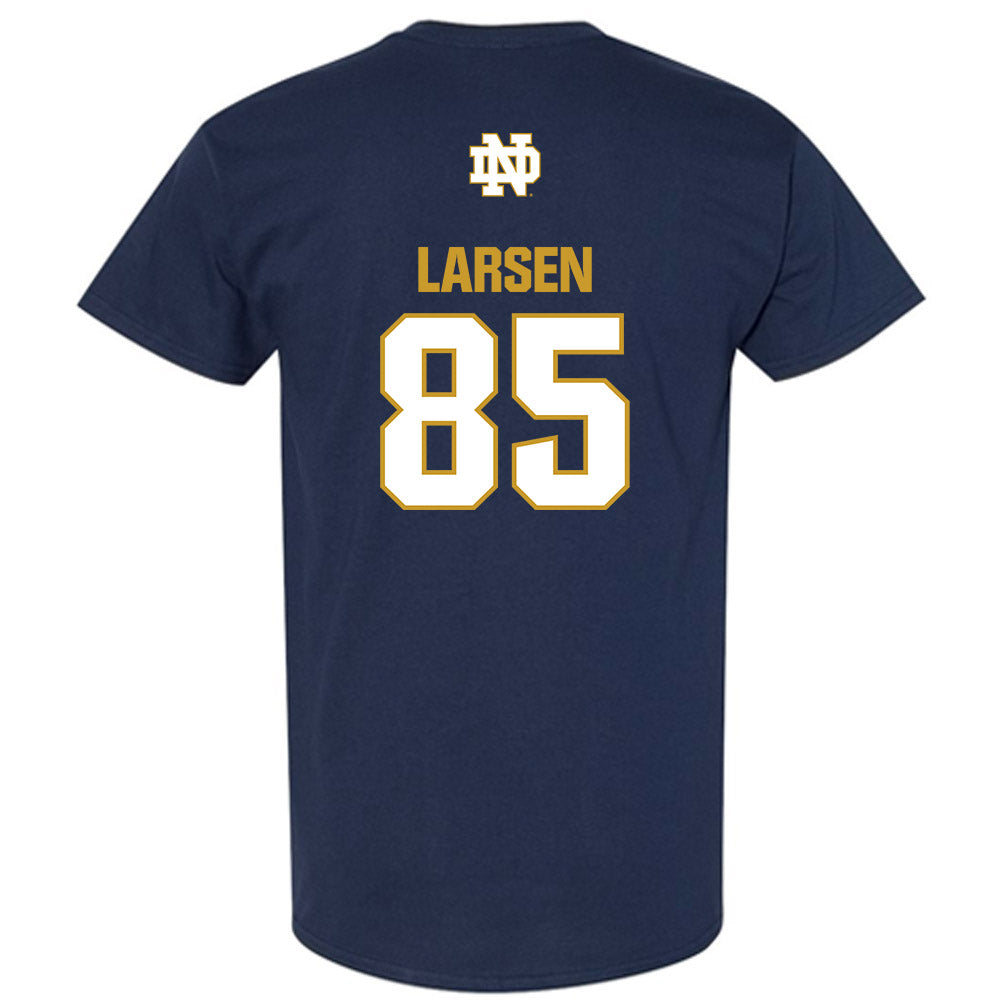 Notre Dame - NCAA Football : Jack Larsen - Classic Fashion Shersey T-Shirt-1
