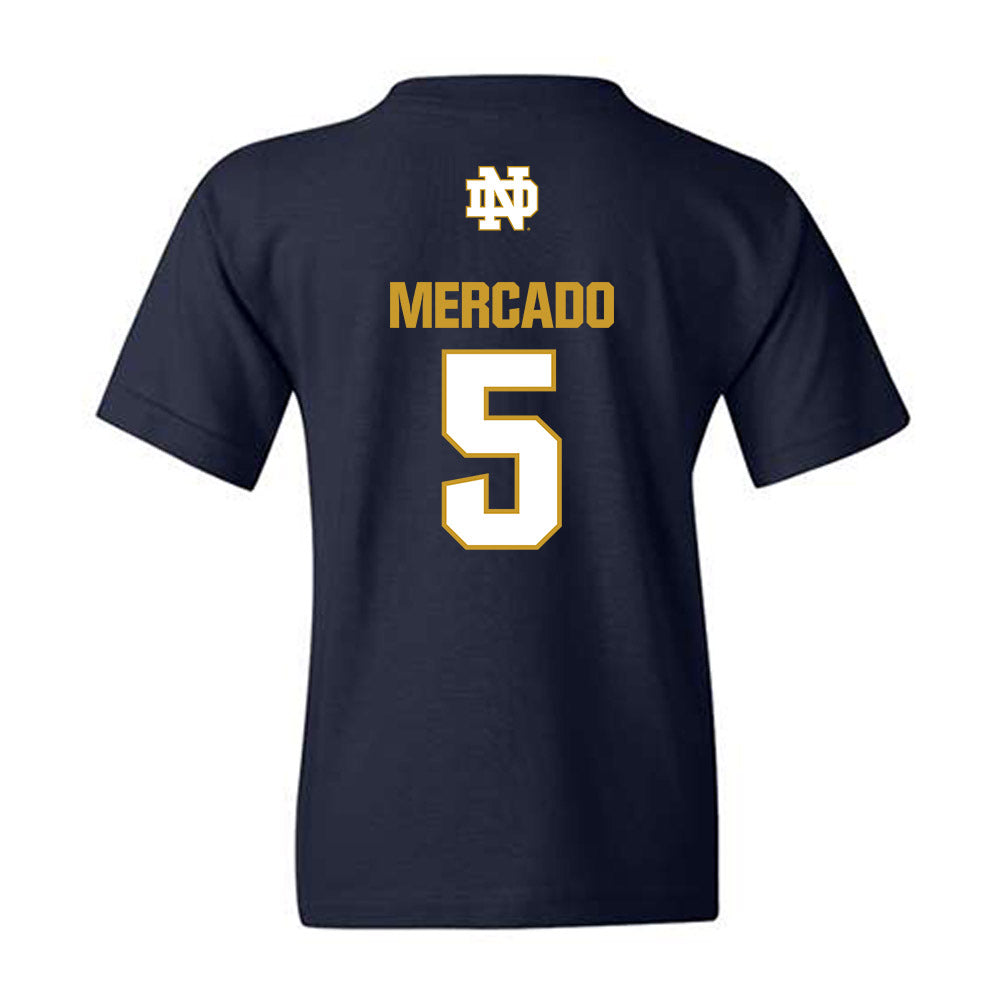 Notre Dame - NCAA Women's Volleyball : Carla Mercado - Classic Fashion Shersey Youth T-Shirt-1