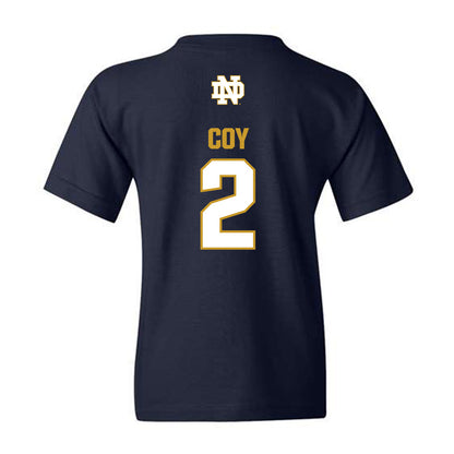 Notre Dame - NCAA Baseball : Noah Coy - Classic Fashion Shersey Youth T-Shirt