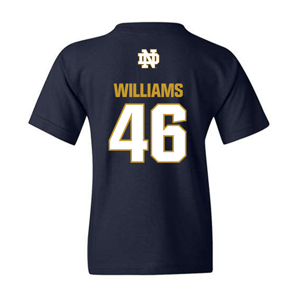 Notre Dame - NCAA Football : Matt Williams - Classic Fashion Shersey Youth T-Shirt-1