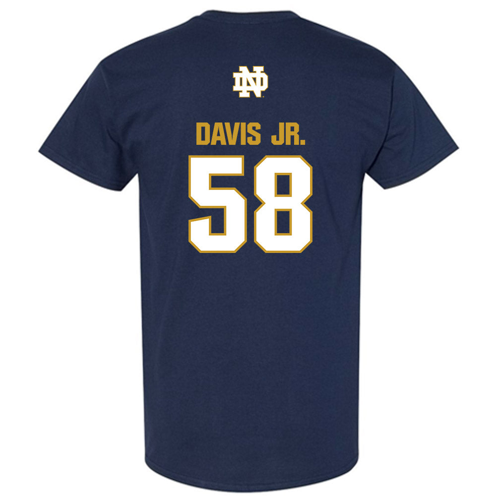Notre Dame - NCAA Football : Thomas Davis Jr. - Classic Fashion Shersey T-Shirt-1