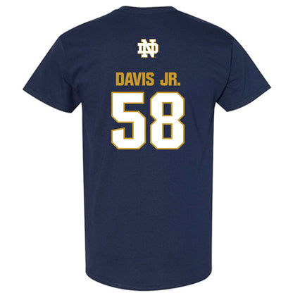 Notre Dame - NCAA Football : Thomas Davis Jr. - Classic Fashion Shersey T-Shirt-1