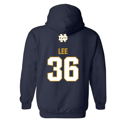 Notre Dame - NCAA Baseball : Oisin Lee - Classic Fashion Shersey Hooded Sweatshirt
