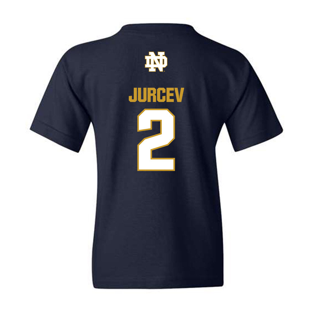 Notre Dame - NCAA Men's Ice Hockey : Jimmy Jurcev - Classic Fashion Shersey Youth T-Shirt