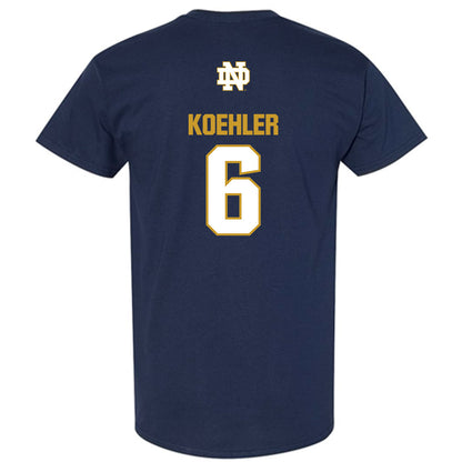 Notre Dame - NCAA Men's Basketball : Brady Koehler - Classic Fashion Shersey T-Shirt-1
