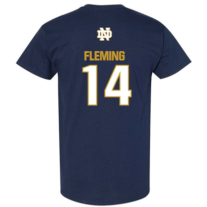 Notre Dame - NCAA Men's Ice Hockey : Maddox Fleming - Classic Fashion Shersey T-Shirt-1