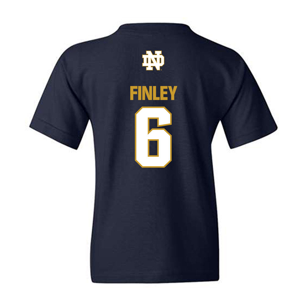 Notre Dame - NCAA Men's Lacrosse : Fisher Finley - Classic Fashion Shersey Youth T-Shirt-1