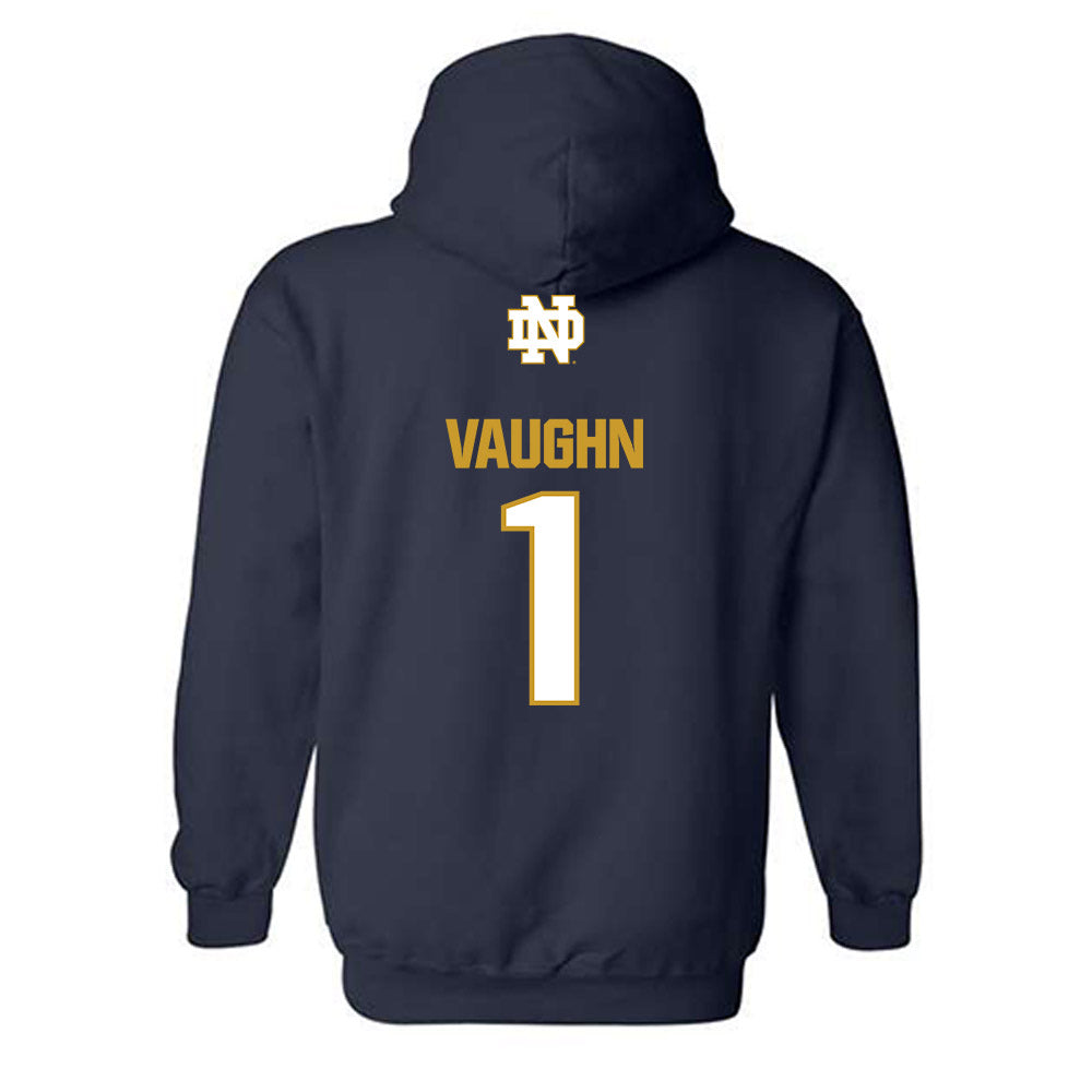 Notre Dame - NCAA Women's Volleyball : Hailie Vaughn - Classic Fashion Shersey Hooded Sweatshirt-1