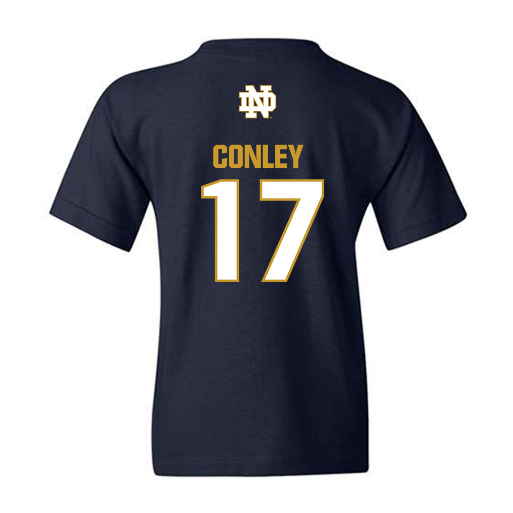 Notre Dame - NCAA Women's Lacrosse : Angie Conley - Classic Fashion Shersey Youth T-Shirt-1