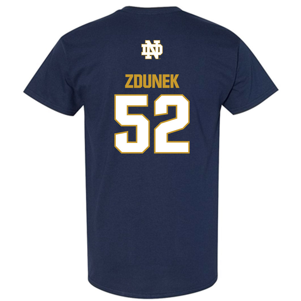 Notre Dame - NCAA Baseball : Eric Zdunek - Classic Fashion Shersey T-Shirt-1