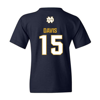 Notre Dame - NCAA Men's Lacrosse : Anderson Davis - Classic Fashion Shersey Youth T-Shirt-1