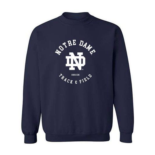 Notre Dame - NCAA Women's Track & Field : Caitlyn OBrien - Classic Fashion Shersey Crewneck Sweatshirt-0
