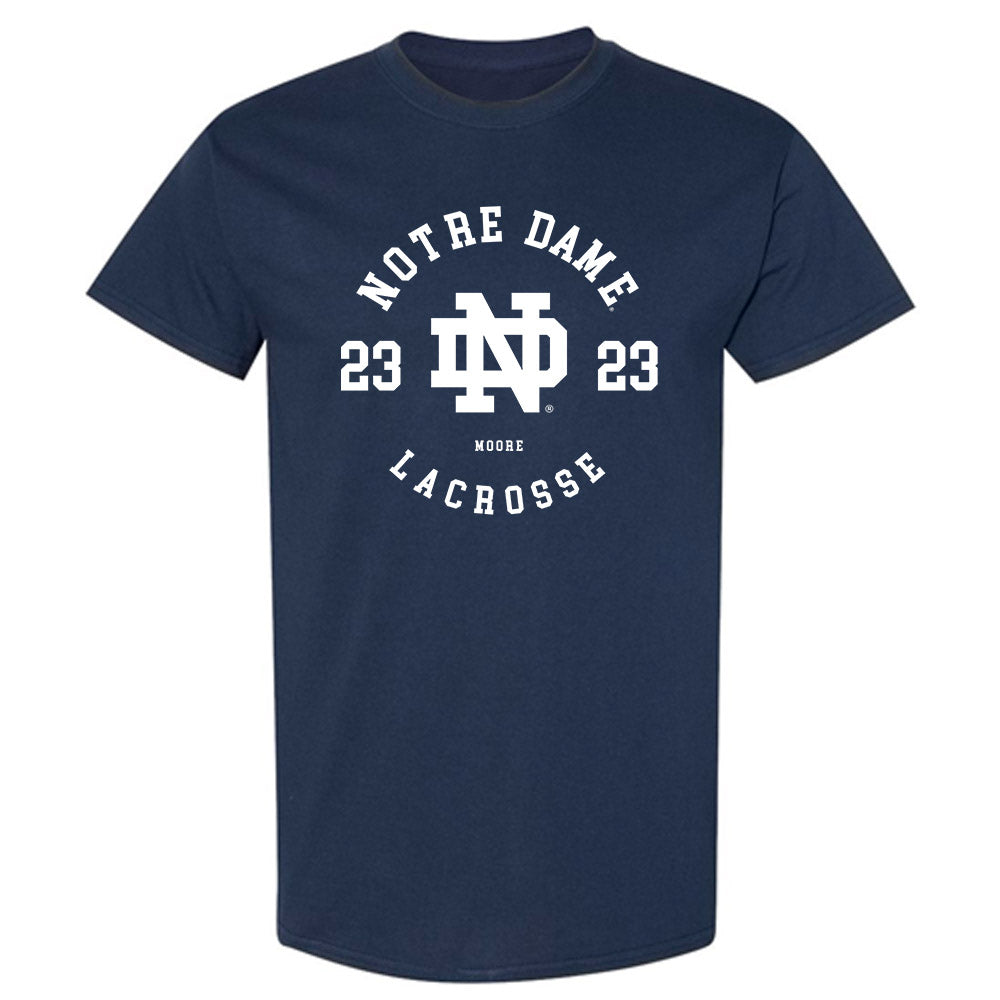Notre Dame - NCAA Women's Lacrosse : Molly Moore - Classic Fashion Shersey T-Shirt-0