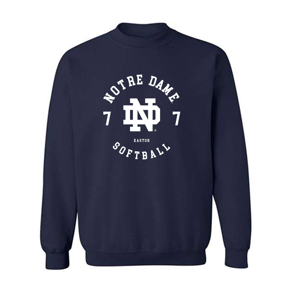 Notre Dame - NCAA Softball : Micaela Kastor - Classic Fashion Shersey Crewneck Sweatshirt-0