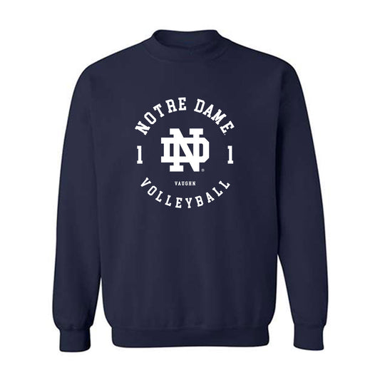 Notre Dame - NCAA Women's Volleyball : Hailie Vaughn - Classic Fashion Shersey Crewneck Sweatshirt-0