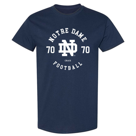 Notre Dame - NCAA Football : Ashton Craig - Classic Fashion Shersey T-Shirt-0