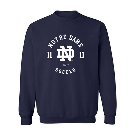 Notre Dame - NCAA Women's Soccer : Tessa Knapp - Classic Fashion Shersey Crewneck Sweatshirt-0