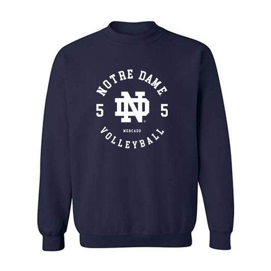 Notre Dame - NCAA Women's Volleyball : Carla Mercado - Classic Fashion Shersey Crewneck Sweatshirt-0