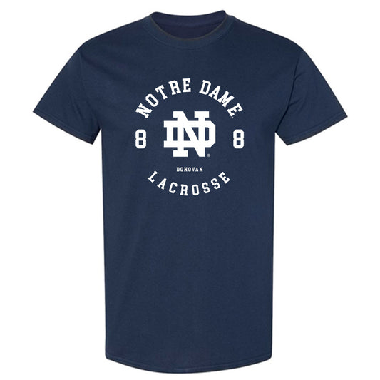 Notre Dame - NCAA Men's Lacrosse : Andrew Donovan - Classic Fashion Shersey T-Shirt-0