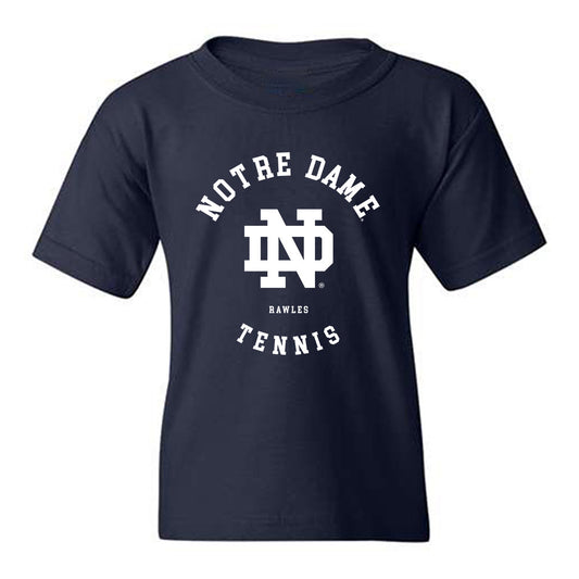 Notre Dame - NCAA Women's Tennis : Gabriella Rawles - Classic Fashion Shersey Youth T-Shirt-0
