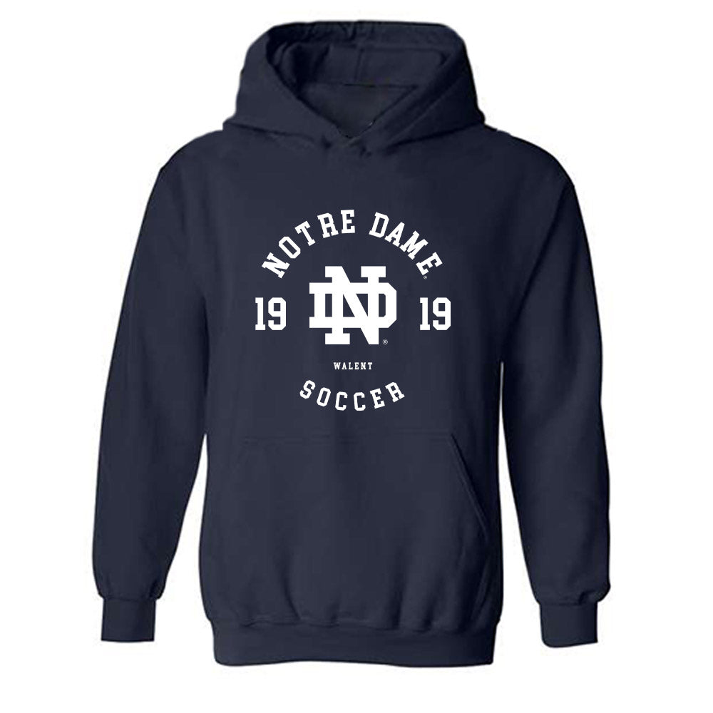 Notre Dame - NCAA Men's Soccer : Vlad Walent - Classic Fashion Shersey Hooded Sweatshirt-0