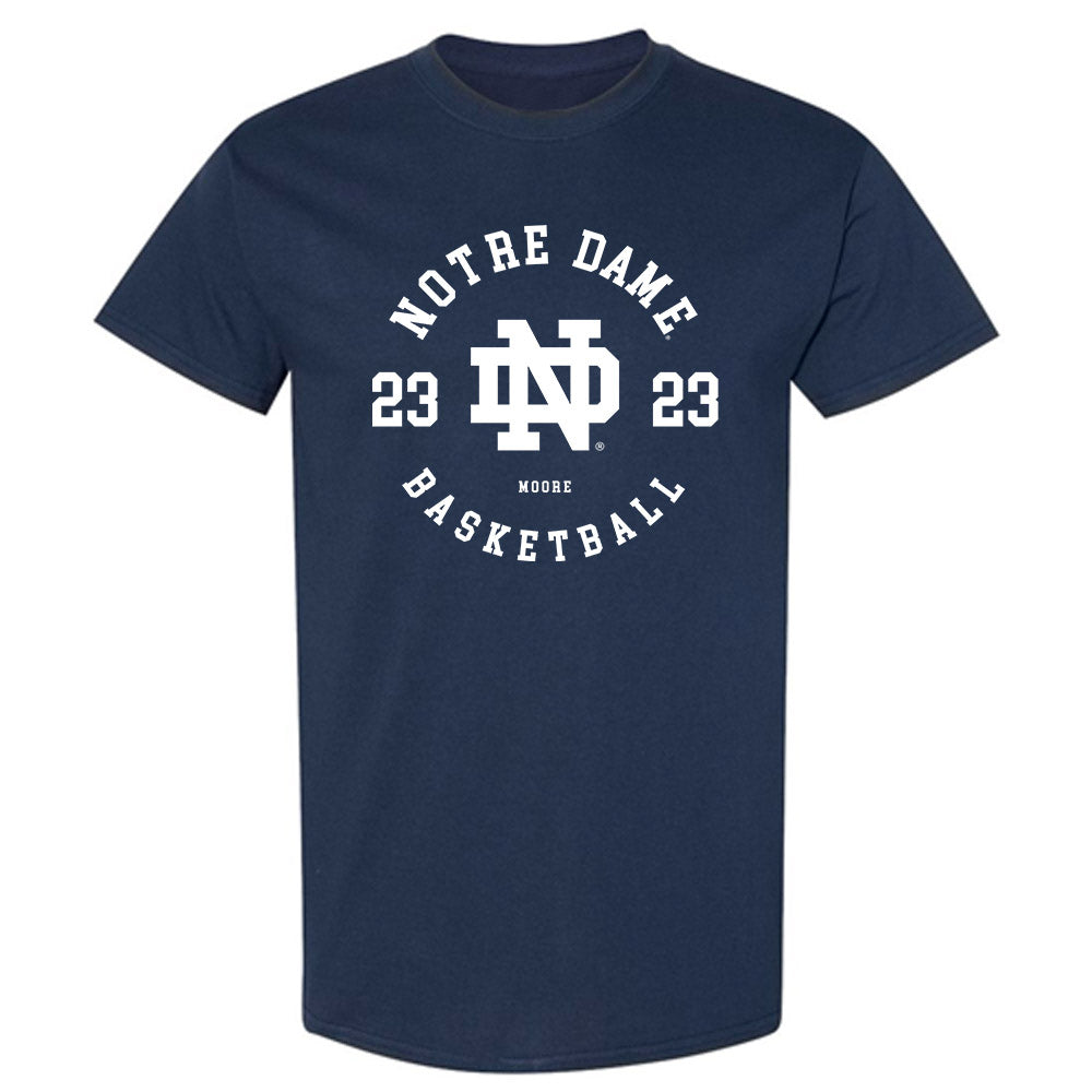 Notre Dame - NCAA Women's Basketball : Iyana Moore - Classic Fashion Shersey T-Shirt-0