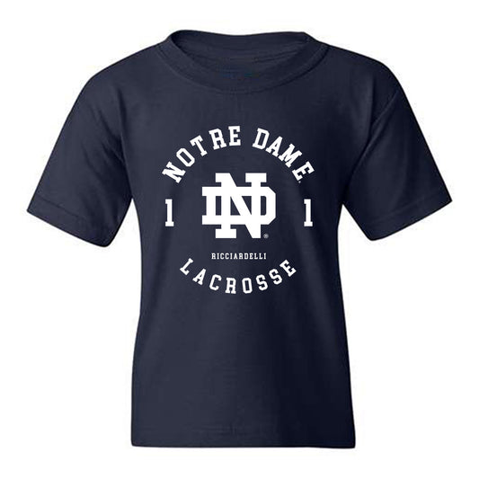 Notre Dame - NCAA Men's Lacrosse : Thomas Ricciardelli - Classic Fashion Shersey Youth T-Shirt-0