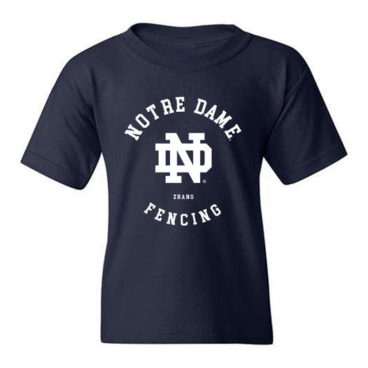 Notre Dame - NCAA Men's Fencing : Isaac Zhang - Classic Fashion Shersey Youth T-Shirt-0