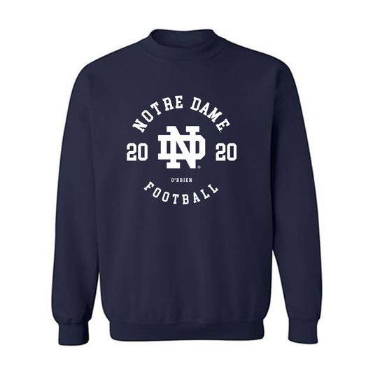 Notre Dame - NCAA Football : Joey O'Brien - Classic Fashion Shersey Crewneck Sweatshirt-0
