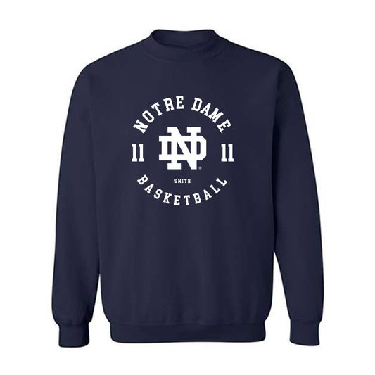 Notre Dame - NCAA Women's Basketball : Jordyn Smith - Classic Fashion Shersey Crewneck Sweatshirt-0