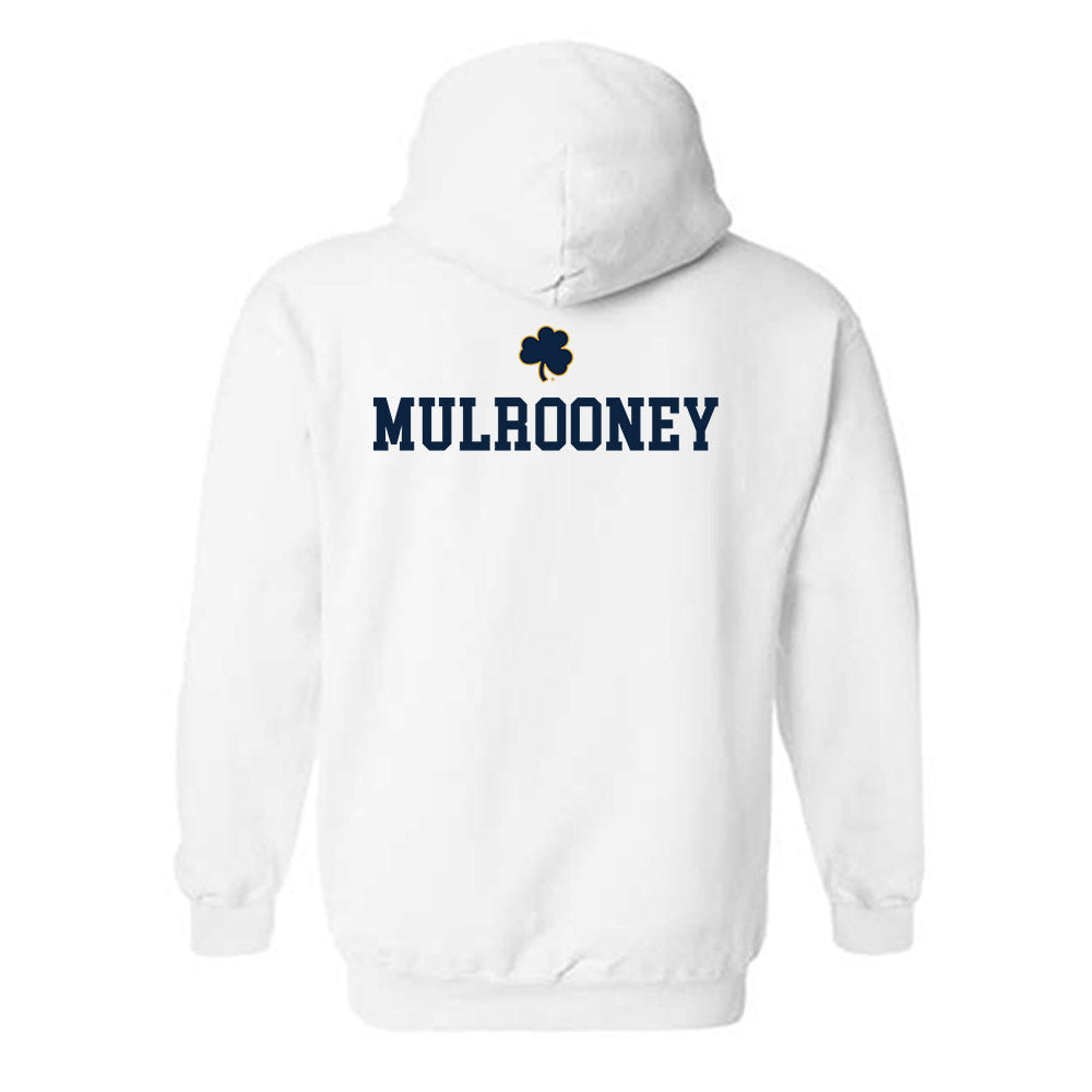 Notre Dame - NCAA Women's Swimming & Diving : Caroline Mulrooney - Classic Shersey Hooded Sweatshirt-1