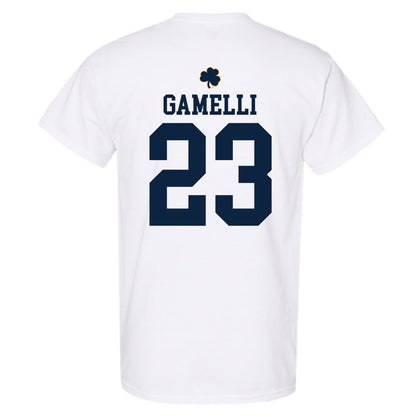 Notre Dame - NCAA Baseball : Gian Gamelli - Classic Shersey T-Shirt-1