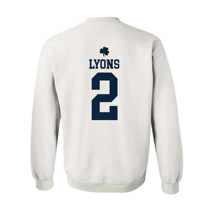 Notre Dame - NCAA Women's Lacrosse : Abigail Lyons - Classic Shersey Crewneck Sweatshirt-1