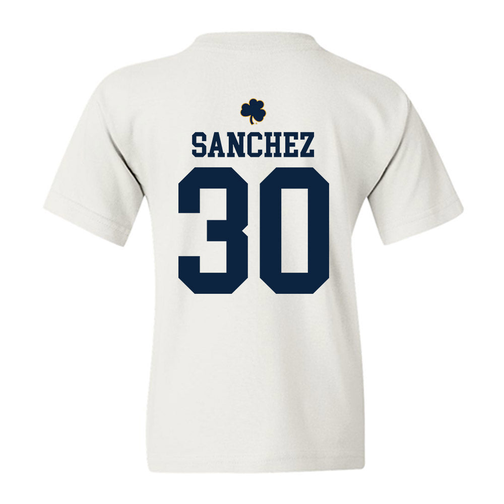 Notre Dame - NCAA Women's Basketball : Gisela Sanchez - Classic Shersey Youth T-Shirt-1