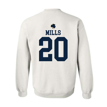 Notre Dame - NCAA Women's Soccer : Abby Mills - Classic Shersey Crewneck Sweatshirt