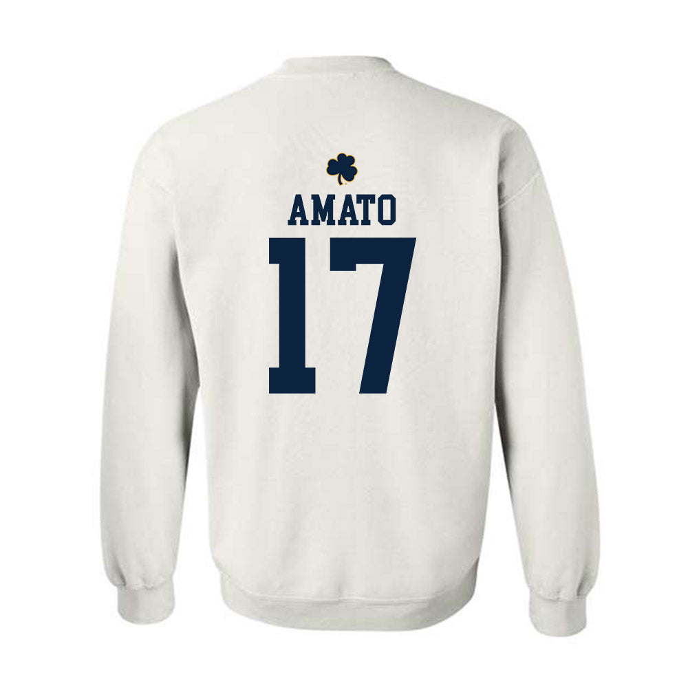Notre Dame - NCAA Women's Lacrosse : Ellie Amato - Classic Shersey Crewneck Sweatshirt-1
